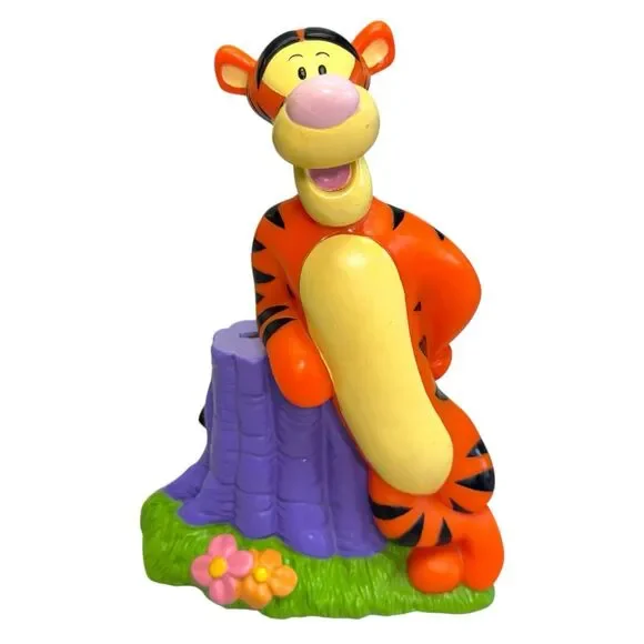 Vintage Winnie The Pooh & Tigger The Tiger PVC Set Of 2 Peggy Banks Room Décor - Picture 10 of 16